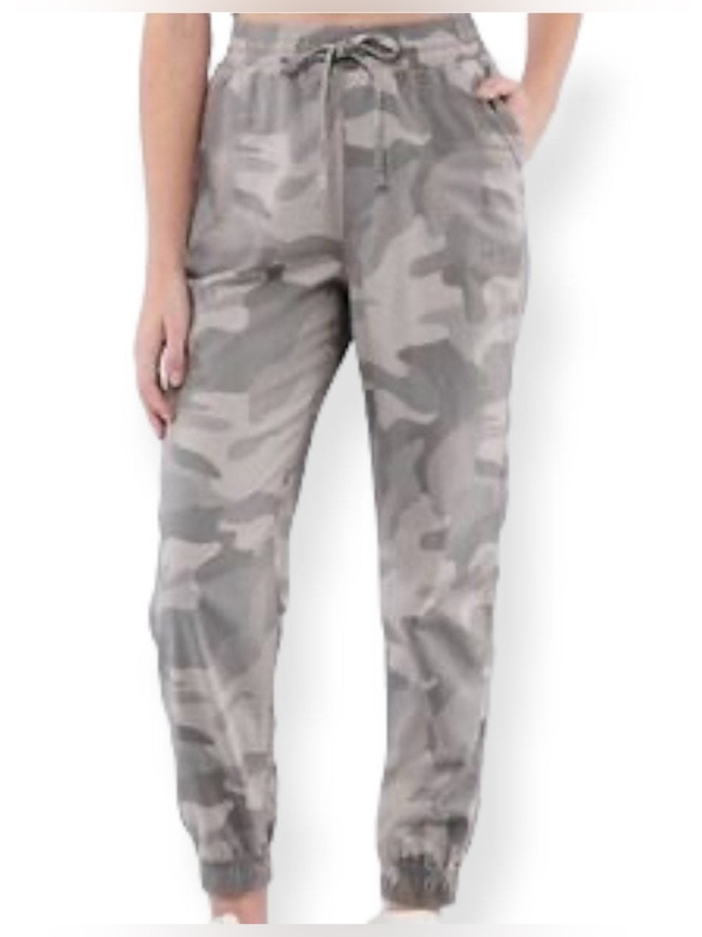 Hollister Gray Camo Jogger Pants